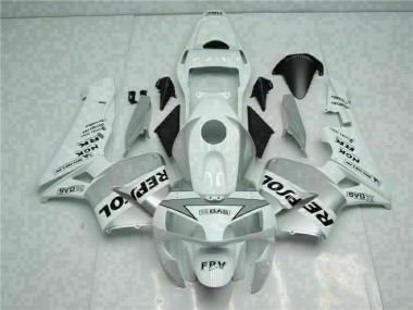 Online CBR 600 RR 03-04 Verkleidungen - Weiß Silber Repsol