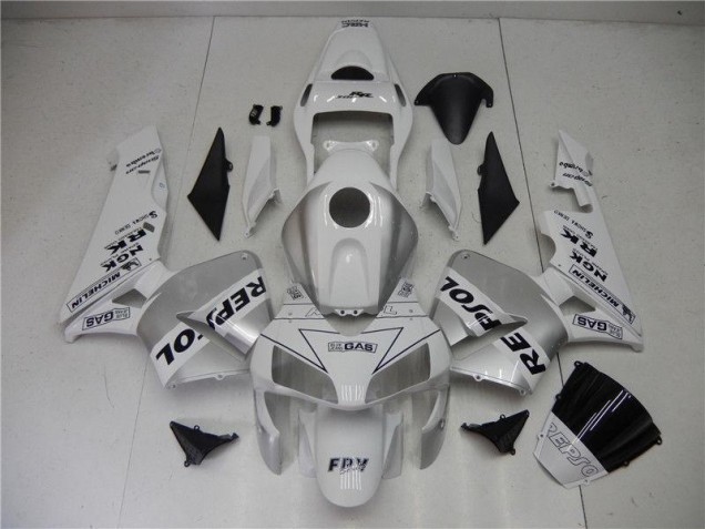 Online CBR 600 RR 03-04 Verkleidungen - Silber Weiß Schwarz Repsol Online CBR 600 RR 03-04 Verkleidungen - Silber Weiß Schwarz Repsol