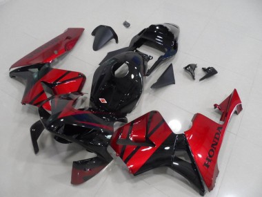 Online CBR 600 RR 03-04 Verkleidungen - Schwarz Candy Rot
