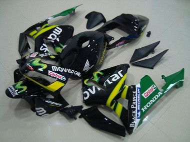 Online CBR 600 RR 03-04 Verkleidungen - Schwarz Movistar
