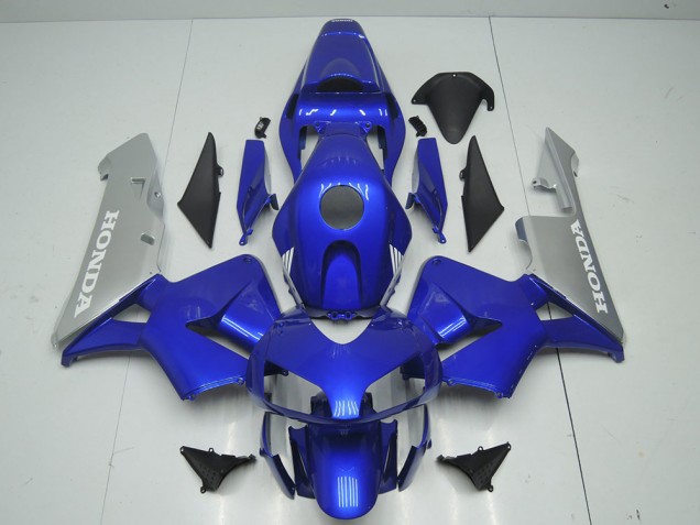 Online CBR 600 RR 03-04 Verkleidungen - Blau Silber Online CBR 600 RR 03-04 Verkleidungen - Blau Silber