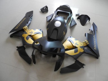 Online CBR 600 RR 03-04 Verkleidung - Schwarz und Gold Aufkleber
