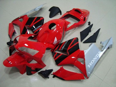 Online CBR 600 RR 03-04 Verkleidungen - Rot Silber