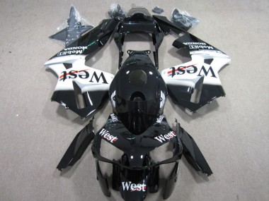 Online CBR 600 RR 03-04 Verkleidungen - West Weiß Schwarz