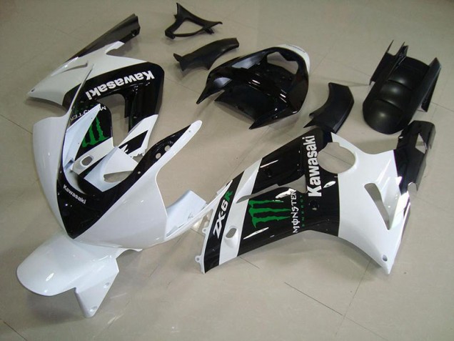 Online ZX6R 03-04 Verkleidung - Weiß Monster Online ZX6R 03-04 Verkleidung - Weiß Monster