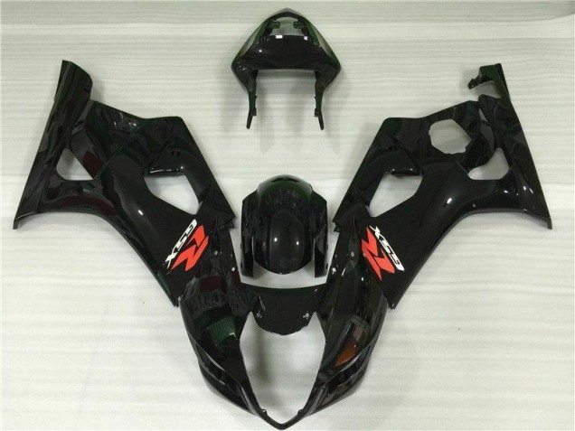 Online GSXR 1000 K3 03-04 Vollverkleidung - Glänzend Schwarz Online GSXR 1000 K3 03-04 Vollverkleidung - Glänzend Schwarz