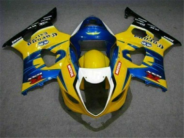 Online GSXR 1000 K3 03-04 Verkleidungen - Gelb Blau