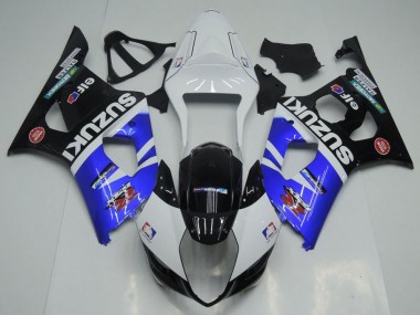 Online GSXR 1000 K3 03-04 Verkleidungen - Blau, Weiß und Schwarz