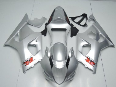 Online GSXR 1000 K3 03-04 Verkleidungen - Silber OEM Stil