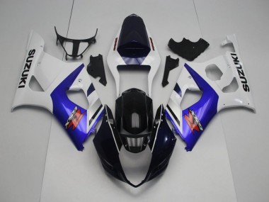 Online GSXR 1000 K3 03-04 Verkleidungen - Dunkel Blau Vorderseite und Blau