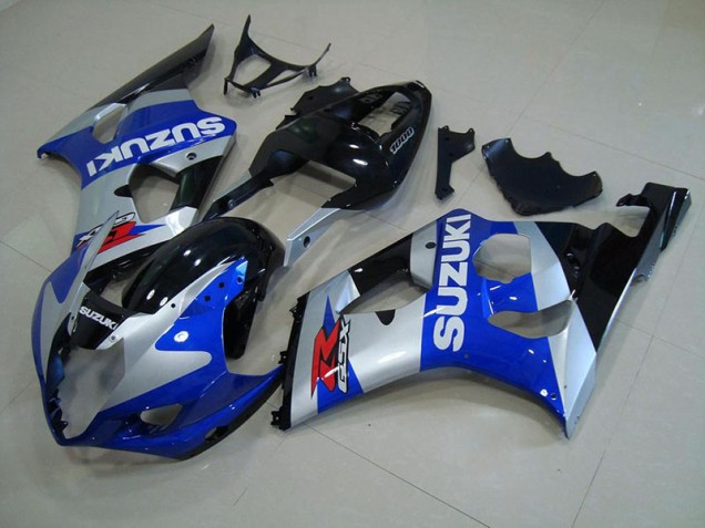 Online GSXR 1000 K3 03-04 Verkleidungen - Blau Silber Online GSXR 1000 K3 03-04 Verkleidungen - Blau Silber