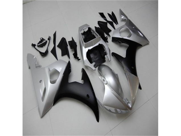 Online R6 03-05 Verkleidungen - Silber Schwarz Online R6 03-05 Verkleidungen - Silber Schwarz