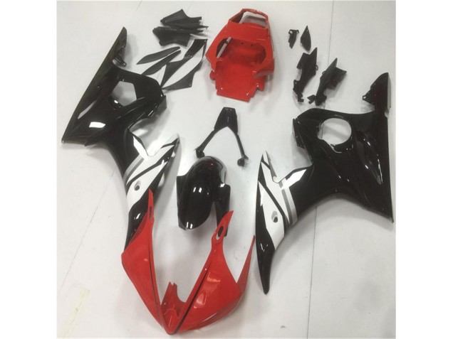 Online R6 03-05 Verkleidungen - Rot Schwarz Weiß Online R6 03-05 Verkleidungen - Rot Schwarz Weiß