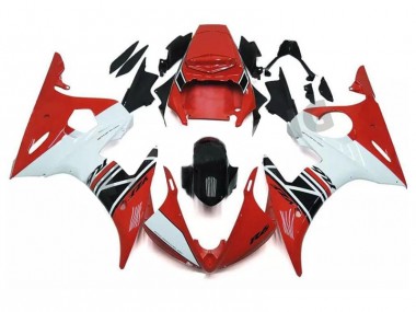 Online R6 03-05 Vollverkleidung - Rot Weiß Schwarz