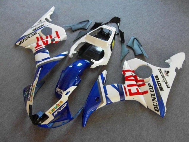 Online R6 03-05 Verkleidungen - Blau Weiß Fiat Online R6 03-05 Verkleidungen - Blau Weiß Fiat