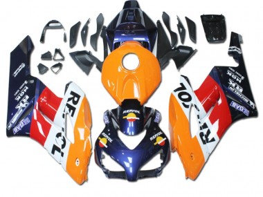 Online CBR 1000 RR 04-05 Verkleidungen - Orange Rot Blau Repsol