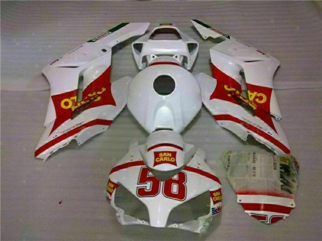 Online CBR 1000 RR 04-05 Verkleidungen - Weiß Rot Online CBR 1000 RR 04-05 Verkleidungen - Weiß Rot