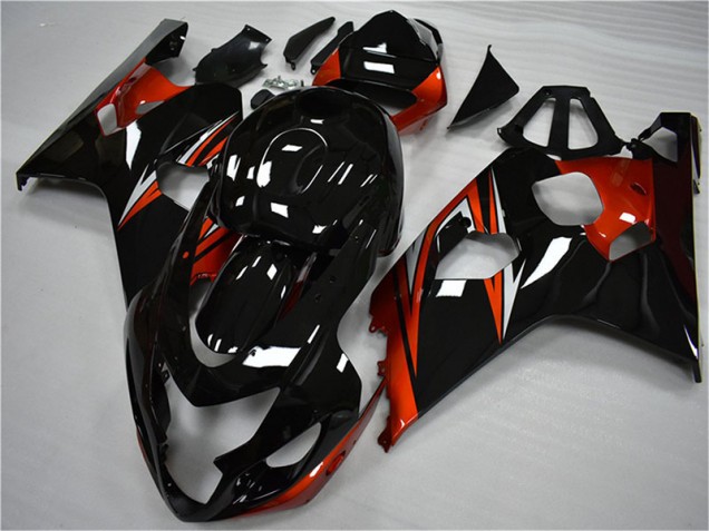 Online GSXR 600 / 750 K4 04-05 Verkleidungen - Orange Schwarz Online GSXR 600 / 750 K4 04-05 Verkleidungen - Orange Schwarz