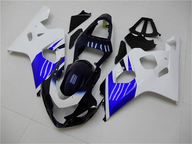 Online GSXR 600 / 750 K4 04-05 Verkleidungen - Weiß Blau Online GSXR 600 / 750 K4 04-05 Verkleidungen - Weiß Blau