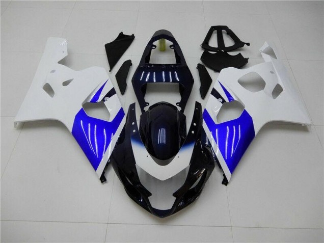 Online GSXR 600 / 750 K4 04-05 Verkleidungen - Weiß Blau Online GSXR 600 / 750 K4 04-05 Verkleidungen - Weiß Blau