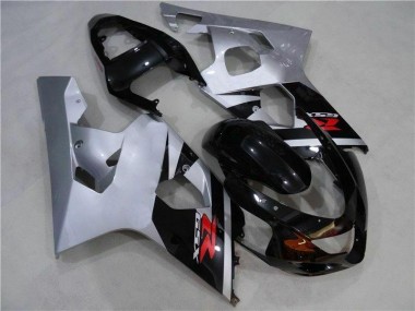 Online GSXR 600 / 750 K4 04-05 Verkleidungen - Schwarz Silber