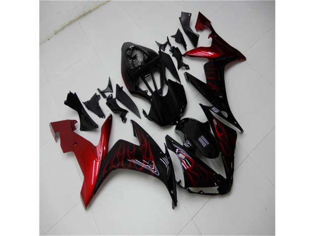 Online R1 04-06 Verkleidungen - Rot Schwarz Online R1 04-06 Verkleidungen - Rot Schwarz