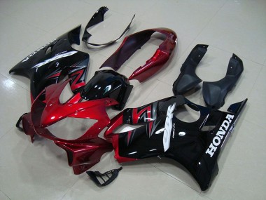 Online CBR 600 F4i 04-07 Verkleidungen - Candy Rot Schwarz