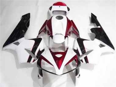 Online CBR 600 RR 05-06 Verkleidungen - Rot Weiß Schwarz