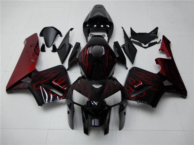 Online CBR 600 RR 05-06 Verkleidungen - Rot Flamme Schwarz Online CBR 600 RR 05-06 Verkleidungen - Rot Flamme Schwarz