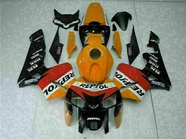 Online CBR 600 RR 05-06 Vollverkleidung - Orange Schwarz Repsol Online CBR 600 RR 05-06 Vollverkleidung - Orange Schwarz Repsol