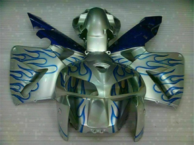 Online CBR 600 RR 05-06 Verkleidungen - Weiß Blau Flamme Online CBR 600 RR 05-06 Verkleidungen - Weiß Blau Flamme