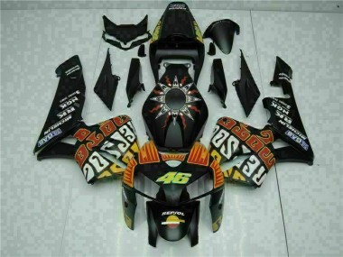Online CBR 600 RR 05-06 Motorrad Vollverkleidung - Schwarz