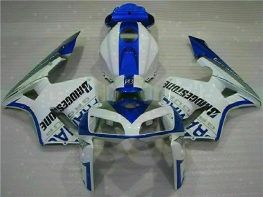 Online CBR 600 RR 05-06 Vollverkleidung - Weiß Blau