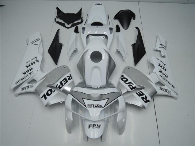 Online CBR 600 RR 05-06 Verkleidungen - Weiß Silber Schwarz Repsol Online CBR 600 RR 05-06 Verkleidungen - Weiß Silber Schwarz Repsol