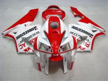 Online CBR 600 RR 05-06 Verkleidungen Komplett Sets - Rot Weiß