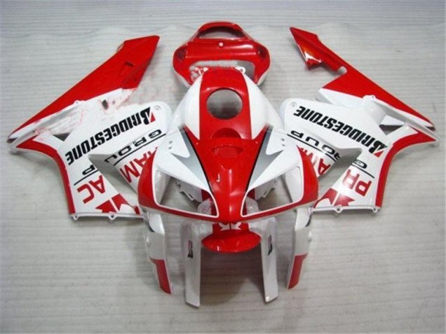 Online CBR 600 RR 05-06 Verkleidungen Komplett Sets - Rot Weiß