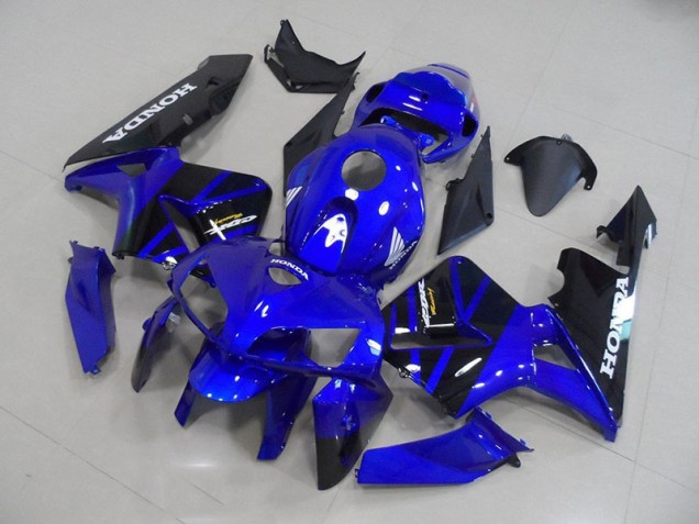 Online CBR 600 RR 05-06 Verkleidung - Blau Schwarz Online CBR 600 RR 05-06 Verkleidung - Blau Schwarz