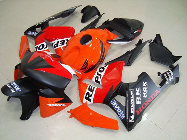 Online CBR 600 RR 05-06 Verkleidungen - Matt Schwarzer Repsol Renn