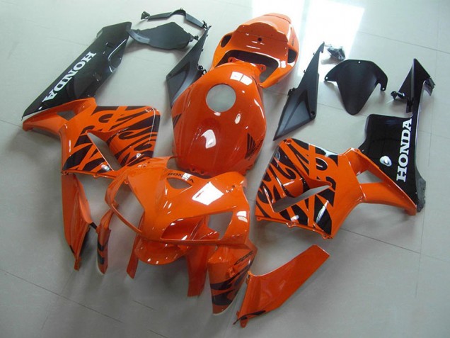 Online CBR 600 RR 05-06 Verkleidungen - Orange Schwarze Flamme Online CBR 600 RR 05-06 Verkleidungen - Orange Schwarze Flamme