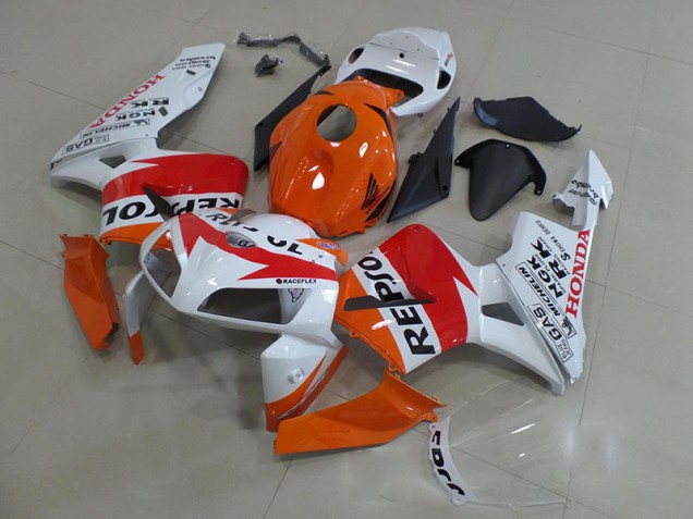 Online CBR 600 RR 05-06 Verkleidungen - Orange Weiß Repsol