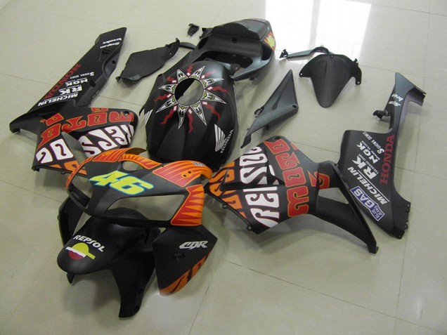 Online CBR 600 RR 05-06 Verkleidungen - Rossi Matt Schwarz Online CBR 600 RR 05-06 Verkleidungen - Rossi Matt Schwarz