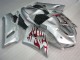 Online ZX6R 05-06 Verkleidungen - Silber Rot Flammen Online ZX6R 05-06 Verkleidungen - Silber Rot Flammen