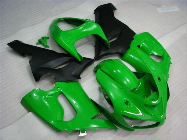 Online ZX6R 05-06 Verkleidungen - Grün Matt schwarz Online ZX6R 05-06 Verkleidungen - Grün Matt schwarz