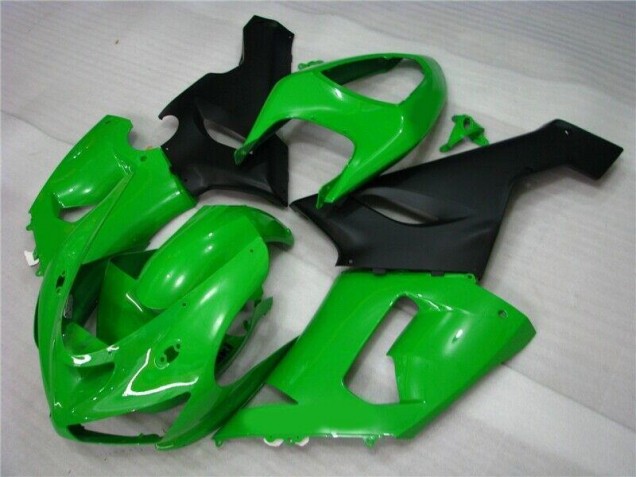 Online ZX6R 05-06 Verkleidungen - Grün Matt schwarz Online ZX6R 05-06 Verkleidungen - Grün Matt schwarz