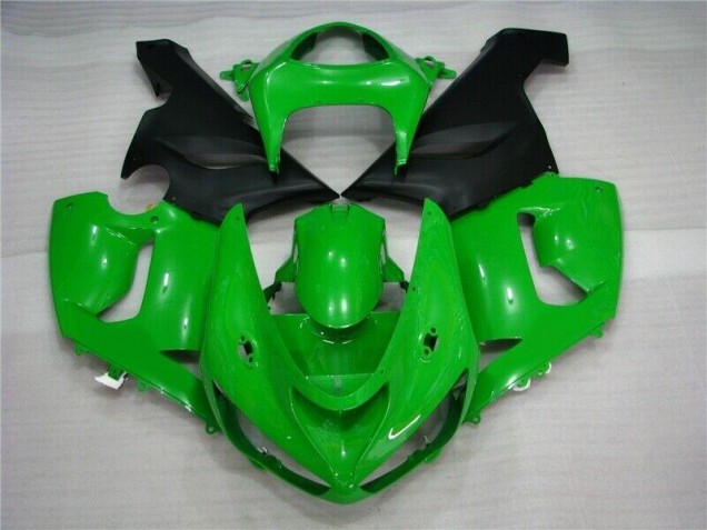Online ZX6R 05-06 Verkleidungen - Grün Matt schwarz Online ZX6R 05-06 Verkleidungen - Grün Matt schwarz