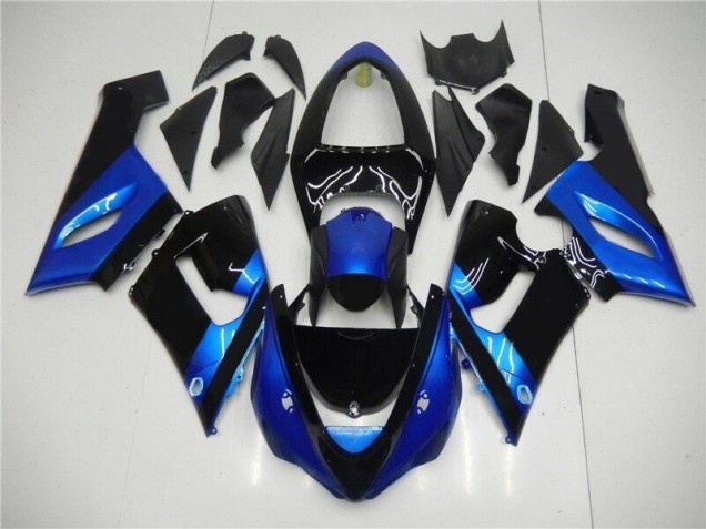 Online ZX6R 05-06 Verkleidungen - Blau Schwarz Online ZX6R 05-06 Verkleidungen - Blau Schwarz