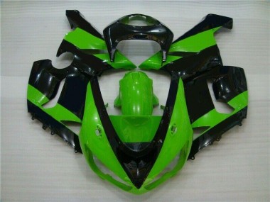 Online ZX6R 05-06 Verkleidungen - Grün Schwarz