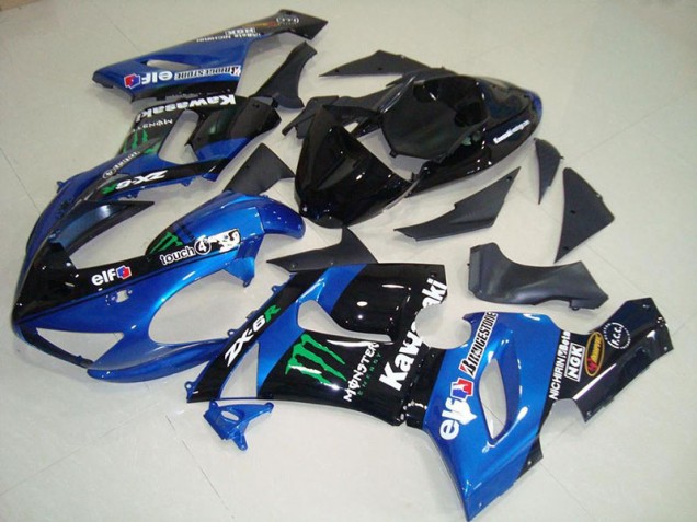 Online ZX6R 05-06 Verkleidungen - Blau Monster Online ZX6R 05-06 Verkleidungen - Blau Monster