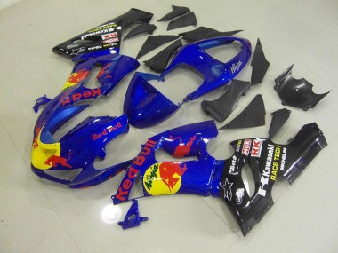 Online ZX6R 05-06 Verkleidungen - Blau Rot Bull