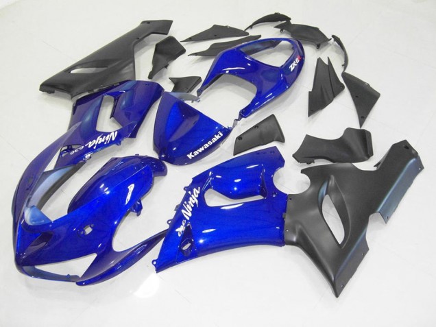 Online ZX6R 05-06 Verkleidung - Blau Schwarz Online ZX6R 05-06 Verkleidung - Blau Schwarz
